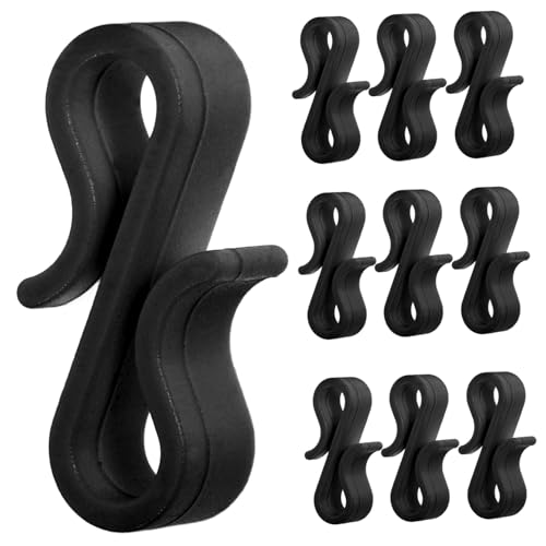 TOPBATHY 50 Piezas Clips Colgantes para Luces Impermeables y Resistentes Viento para Decoraciones Exteriores Instalación