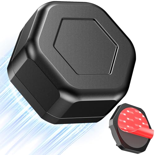 for Airtag Magnetic Case Tagginnc Powerful Magnet & Discreet Hexagonal Nut Design with Sticky & Non-Slip Base Waterproof and Durable Compatible with AirTag for Cars Trucks & Trailers (Single)