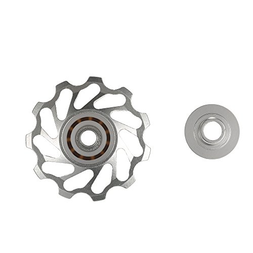 Polia de Metal, Romacci Roldana de cerâmica para bicicleta de estrada MTB Desviador traseiro de liga
