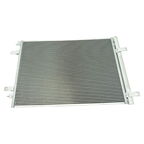 Image of TRQ A /C Condenser and Receiver Drier Assembly Compatible with 11-16 Ford F-250 Super Duty V8 6.2L 11-16 F-350 Super Duty V8 6.2L F-450 V10 6.8L F-550 V10 6.8L