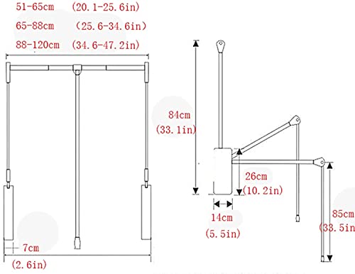 Tige de placard télescopique pour optimiser un dressing moderne - 4