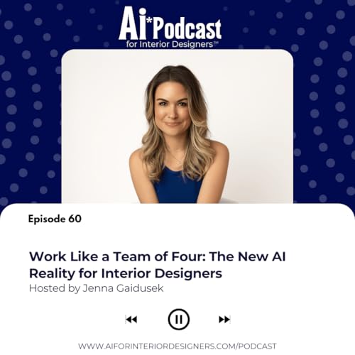 EP 60: Work Like a Team of 4- The New Reality for Interior Designers Podcast Por  arte de portada