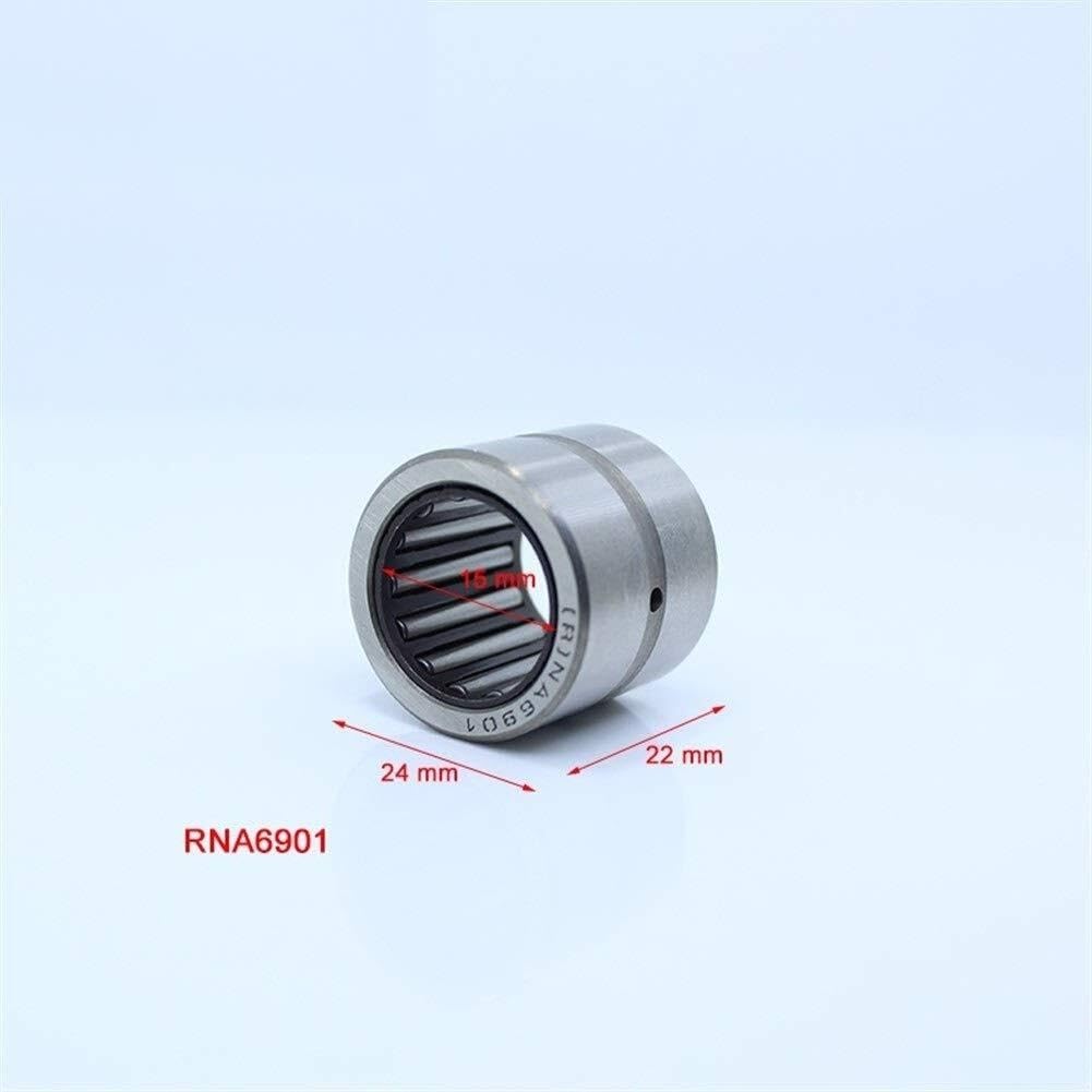 Namiar, RNA6901 Łożysko igiełkowe ze stali 16x24x22mm Łożyska z pełnym kołnierzem bez pierścienia wewnętrznego 6634901 6354901/A