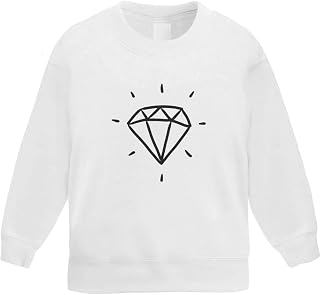 Azeeda 'Shining Diamond' Kid's Sweatshirt/Jumper (5-6 Years) (KW00030566)