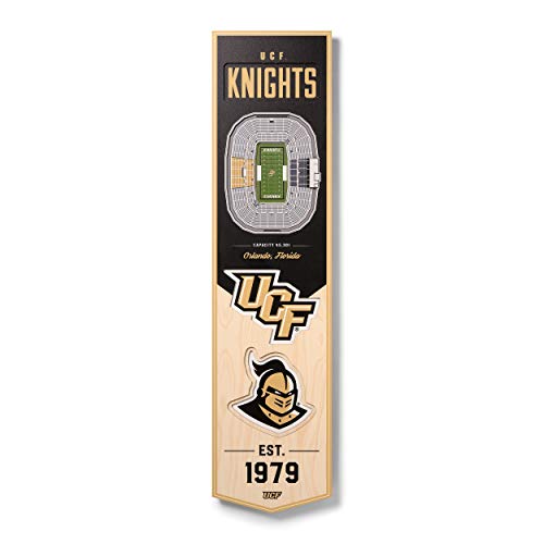 YouTheFan NCAA Central Florida Knights 3D Stadium 8x32 Banner - Spectrum Stadium