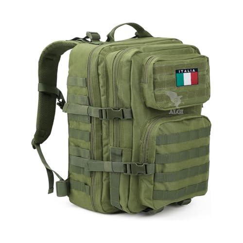 ALGI Zaino Militare Tattico Medium con sistema MOLLE 50 Litri