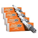 Autolite 5245 Copper Resistor Automotive Replacement Spark Plug (4 Pack)