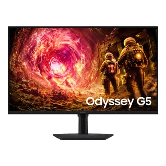 Samsung Odyssey G5 G50F 32'' QHD, IPS, 180 Hz, 1 ms Oyuncu Monitörü, LS32FG502EUXUF