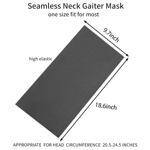Image of Neck Gaiter Masks Tube Scarf,Seamless Bandanas Buffs Gators,Ourdoor Face Mask Face Covering Multi Headwear