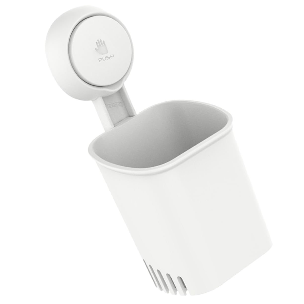 GLEAVI 5 Pezzi Thotocognio Titolare Doccia Porta Spazzolini Da Bagno Parete Porta Spazzolino Supporto Da Parete Adesivo Sospeso Accessorio Da Bagno Bianca Addominali