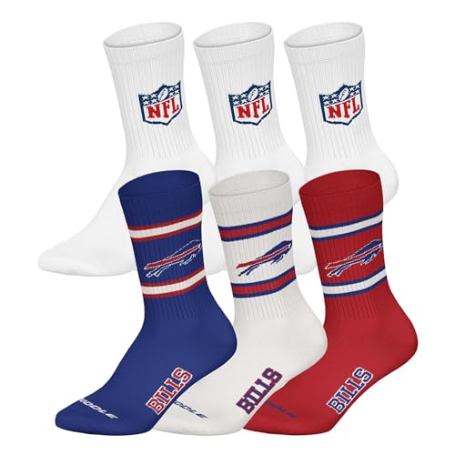 Chaussettes NFL avec logo pack de 6 paires haut de gamme en coton blanc extensible taille 43-46
