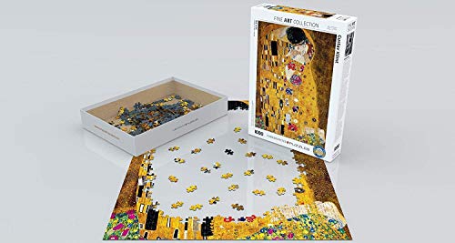 Image of Gustav Klimt The Kiss 1000 Piece Jigsaw Puzzle by Eurographics
