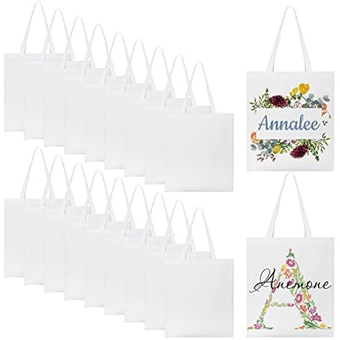 HooAMI Sublimation Totentaschen, 20 Stück Sublimation Bags Polyester Totentaschen Cover