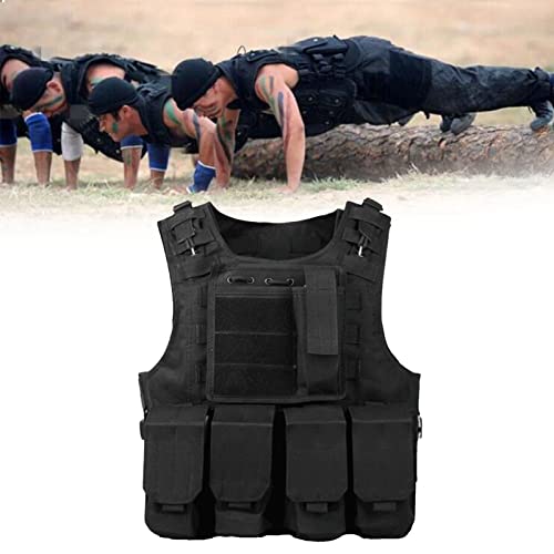 La mejor comparación de Chaleco táctico negro para comprar online. 21 Imagen adicional