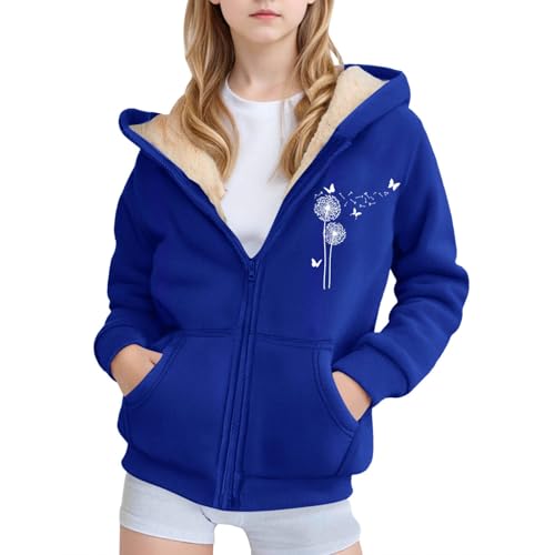 Veste à capuche en polaire fille vêtement d'hiver chaud zippé