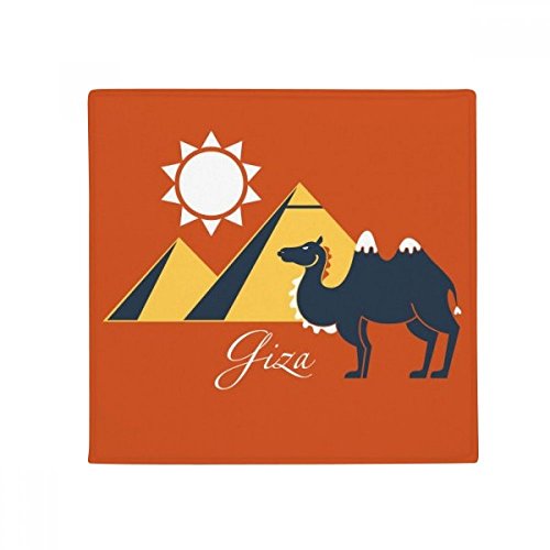 Tapis pet Egypte ancienne sphinx pyramide rond 60cm antidérapant multicolore - 2