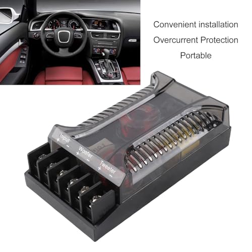 Cruce de audio para automóvil de 2 vías con carcasa de ABS Phefop 3