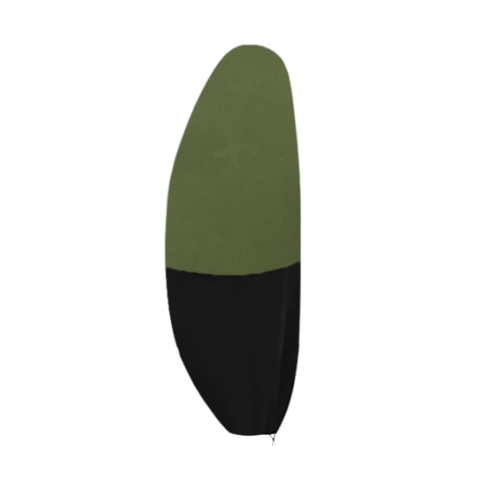 Fashion My Day Parasol Cover Windproof Waterproof Umbrella Protector Cover for Outdoor Yard 205cmx57cmx48cm Green and Black-image-35
