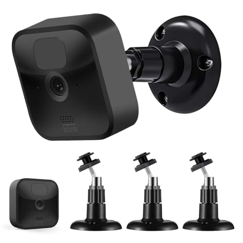 3rd & 4th Gen Blink Outdoor Camera Mount 3PCS, Sonomo 360 Degree Adjustable Wall Mount Bracket for...