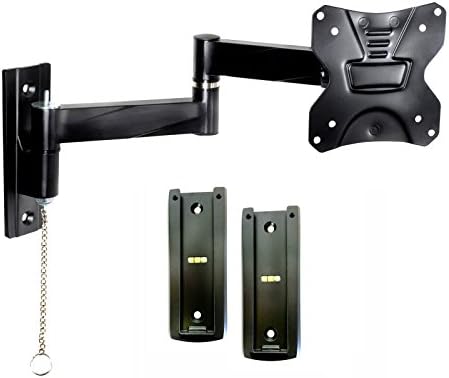 Master Mounts 2311L-2 Portable Travel RV TV Mount Locking Articulating Arm Allows 1 TV to be Used in 2 Locations, Keeps TV Secure in Moving Vehicles up to VESA 100x100