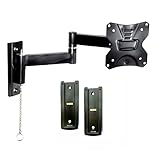 Master Mounts 2311L-2 Portable Travel RV Locking Articulating Arm Allows 1 TV to be Used in 2 Locations, Keeps TV Secure in Moving Vehicles up to VESA 100x100