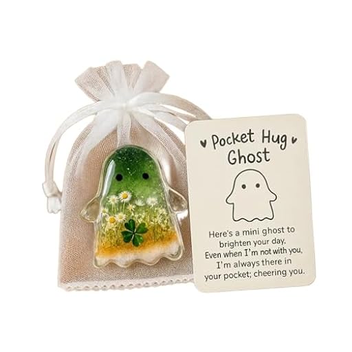 Qianly Espectro de Bolsillo de Acrílico Un Simbólico Y de Apoyo con Figura de Halloween para Amigos Adecuado para Levantar El Ánimo, Verde | Ya disponible en tu tienda friki favorita! En mundofriki.es!