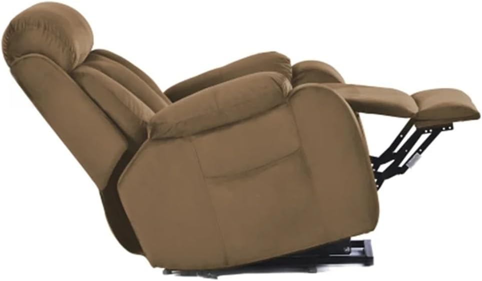 Lift Chair Recliner for Elderly Power Remote Control Sofa Relax Soft Cashmere Fabric Living Room