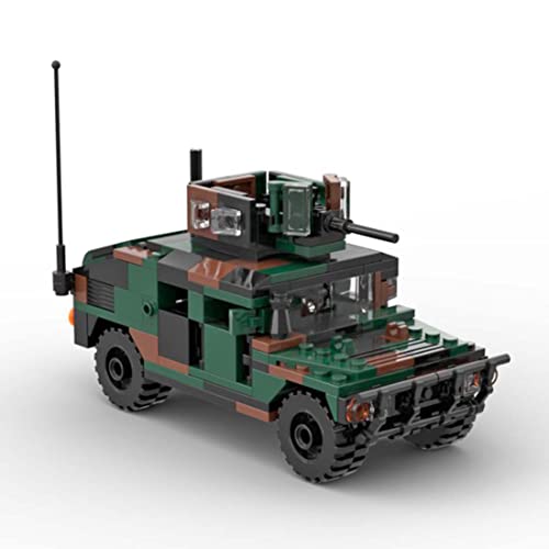 LIND Technik Panzer Bausteine, Technik WW2 Militär Panzer Bauset, 227 Klemmbausteine Tank Modellbausatz… – Bild 3