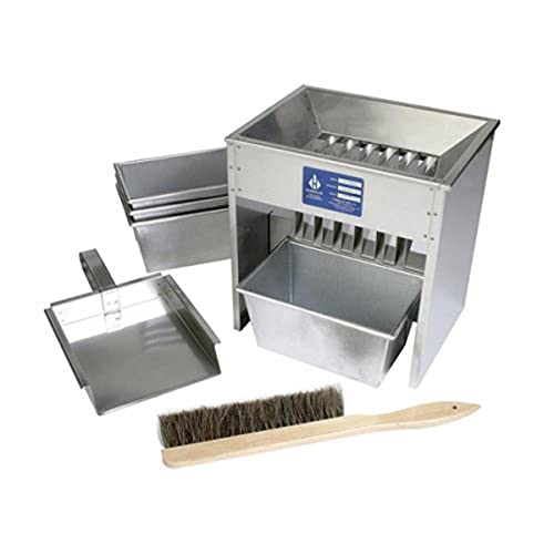 Humboldt H-3980 Riffle Type Sample Splitter with Removable Hopper, 8.5