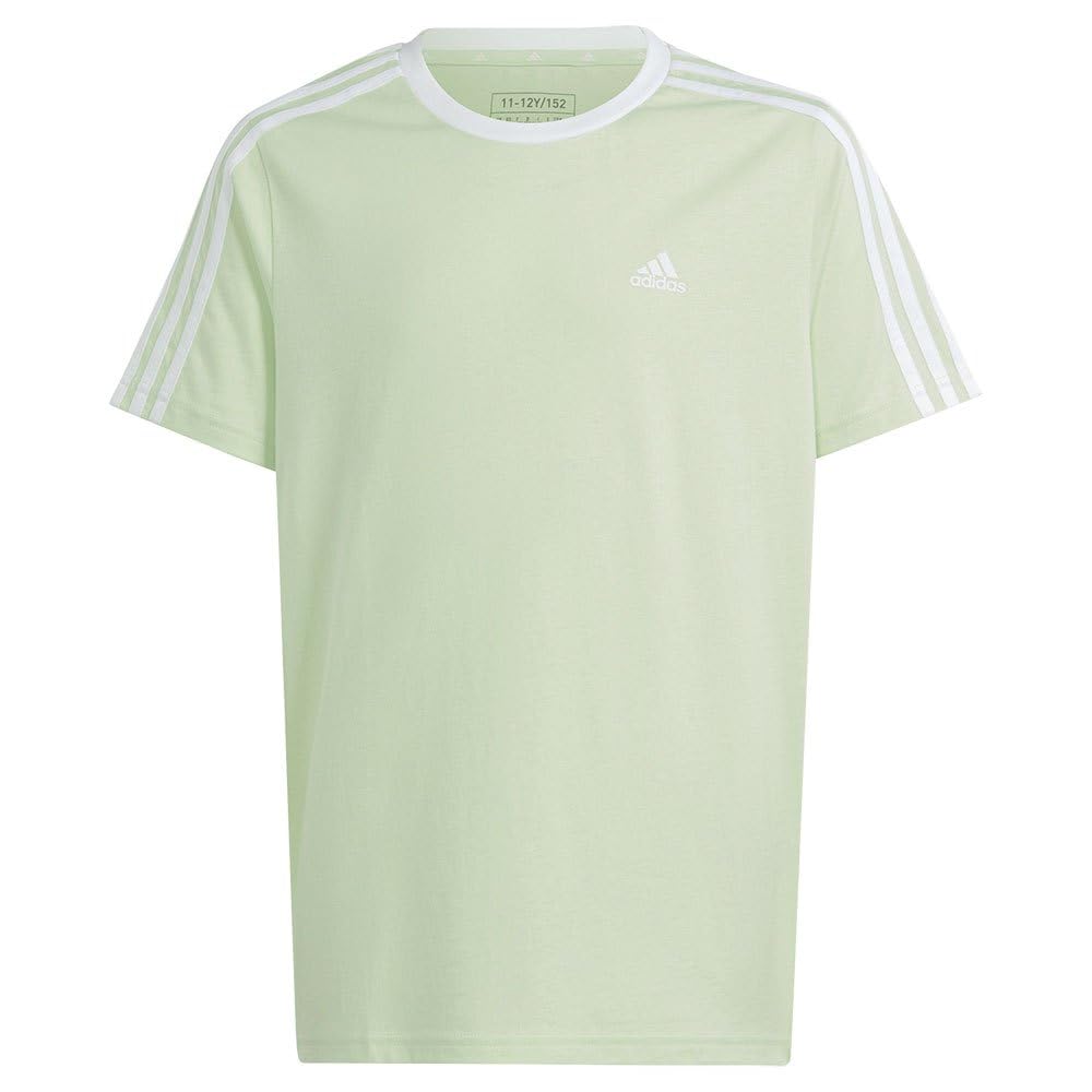 adidas Girl's Essentials 3-Stripes Cotton Loose Fit Boyfriend Tee T-Shirt