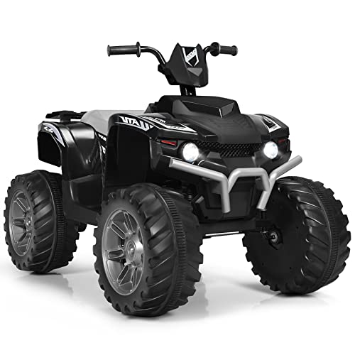 HONEY JOY 12V Ride On ATV Quad with Lights & Music
