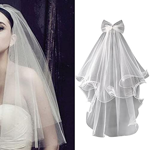 Wedding Veil For Kids With Comb Girls First Communion Veil Tulle Veils Wedding Hair Accessories 2 Short Length2