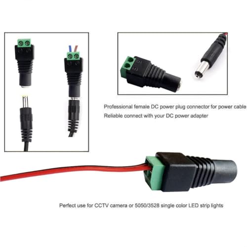 10 Pairs 12V 5A DC Power Plug Connectors (5.5mm x 2.1mm) - Image 6