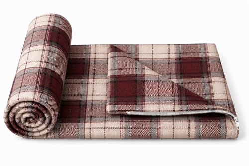 Image of Super Premium Quilt Cover Double Bed with Zipper Blanket Cover /rajai Cover /Comforter Cover /Duvet Cover King Size Soft Cotton Breathable Skin Friendly Stuff 90x100 Inches, Color- Beige and Brown