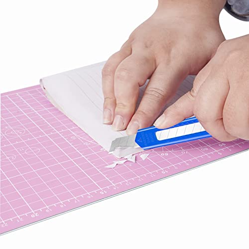 Image of DIYSLEF Knife 16-Pack Box Cutter Retractable, Box Knife Perfect for Home, Office Use, Small 9mm Snap-off Blades Utility Knife for Cardboard, Cartons, Disposable Box Cutters Bulk for Work