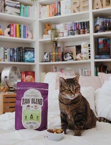 Stella & Chewy's Raw Blend Premium Kibble Cat Food – Grain Free, Protein Rich Meals – Cage-Free Poultry Recipe – 5 lb. Bag - image 2