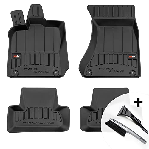 moto-MOLTICO 3D Gummimatten Auto Fußmatten Gummi Automatten 4-teilig Set - passend für Audi Q5 I...