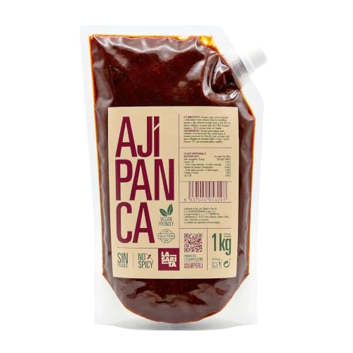Pasta De Ají Panca ¡SIN PICANTE! La Sarita - 1kg - Formato AHORRO. Ingrediente fundamental de la cocina peruana. Disfruta del auténtico sabor del puro ají panca peruano. Especial para canal HORECA