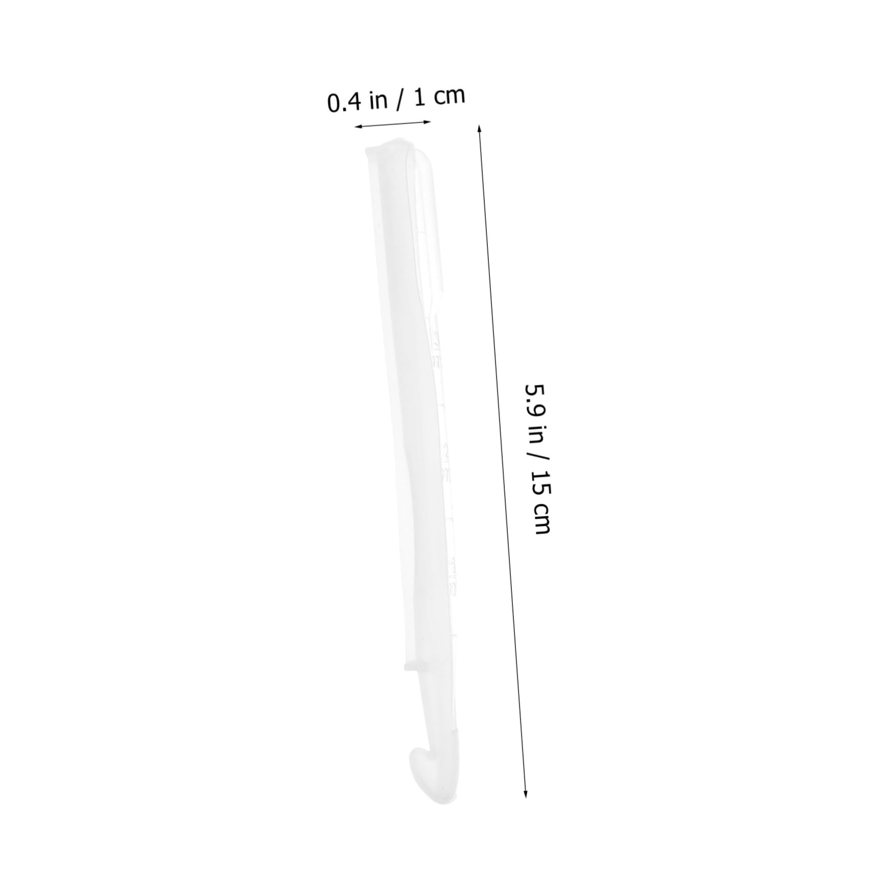 jojofuny 1set DIY Epoxy Mold Kit for Knitting Sewing Tools Flexible Crochet Hook Molds with Droppers for Craft Projects and 20pcs