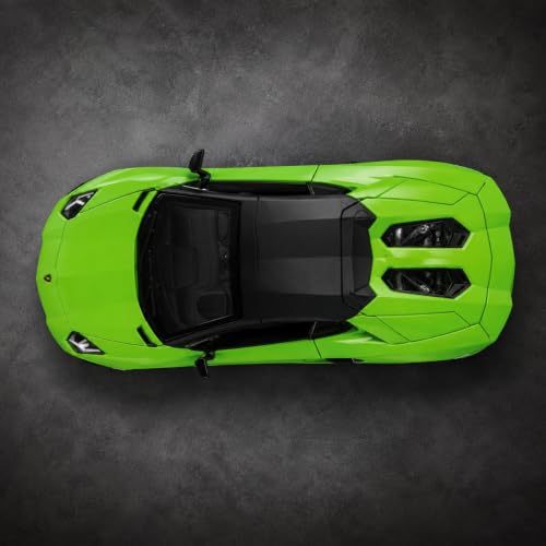 Image of Wizplex CCA Officially Licensed Lamborghini Aventador Coupe 1:64 Scale Die Cast Metal Car - Collectible Alloy Supercar with Openable Doors & Free-Rolling Wheels, Display Showpiece for Kids 3+