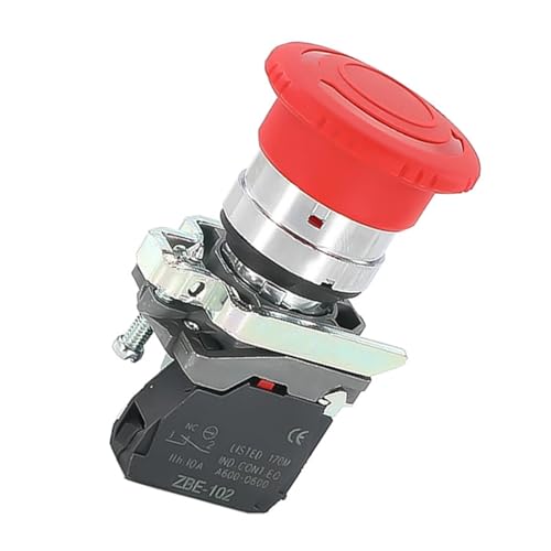 Interruptor de parada de emergencia para paneles de control XB4-BS542 1NO 1NC 3
