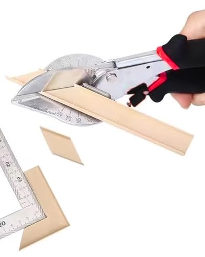 Coupe d'angle de moulures avec ciseaux multi-angles 45-135° en PVC et plastique
