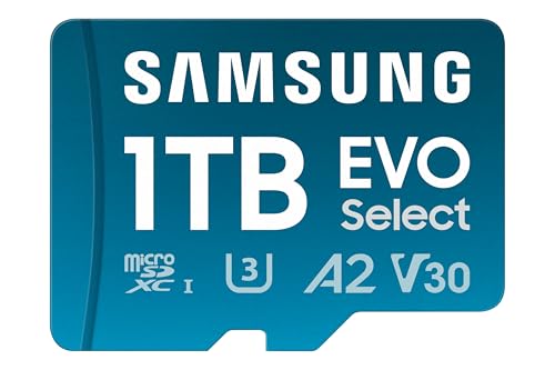 ¿Almacena todo lo que necesitas con la tarjeta microSD EVO Select de Samsung? ¡Descubre las velocidades ultrarrápidas y la protección total para tus archivos!