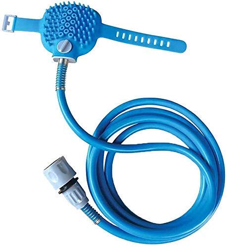 Mishrit Pet Bathing Tool Shower Bath Sprays for Pets Washing Brush with Massager Garden Hose (Multi Color,Pack of 1) (B09YM65ZXY) Amazon Price History, Amazon Price Tracker