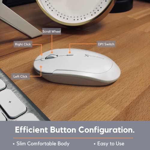 X9 Performance Wireless Mouse - Quiet Click with Adjustable DPI - Comfortable for Laptop, Desktop, Mac or PC