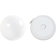 ApudArmis White Bocce Pallino Balls Replacement - Including Measuring Rope