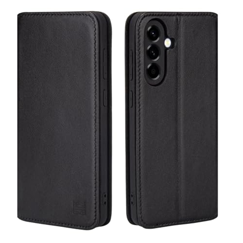 32nd Série Classique 2.0 - Étui Portefeuille en Cuir Véritable Coque pour Samsung Galaxy A37 5G, Housse avec Blocage RFID Fente CB, Fermeture Magnétique et...
