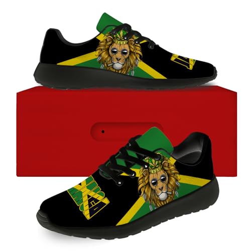 Generic Jamaican Flag Shoes for Men Women Lightweight Comfort Running Tennis Walking Sneakers2