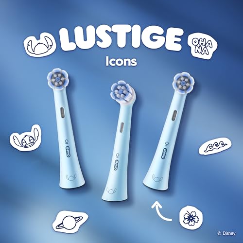 Oral-B iO Aufsteckbürsten Kids 6+ Disney Stitch, Blau, 2 Stück – Ansicht 6