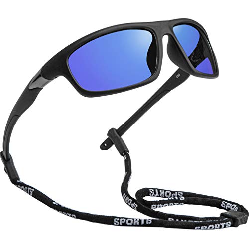 Image of A LONG Polarized Sports Sunglasses For Men Driving Fishing Running Cycling Glasses 100% UV Protection